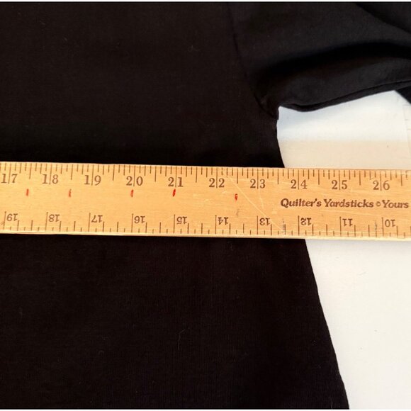 NWT MEDIUM Bryn Walker Judy Black Cotton Knit Tunic Top Kangaroo Pocket - Picture 8 of 8